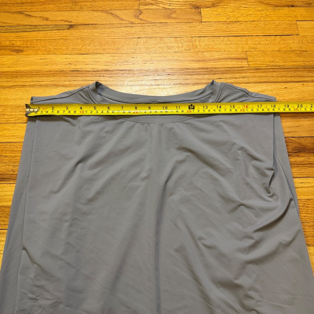 Halara Plus Size Round Neck Cool Touch Yoga Tank Top-UPF50+ Sz 3X NWT Night Owl - Picture 10 of 13